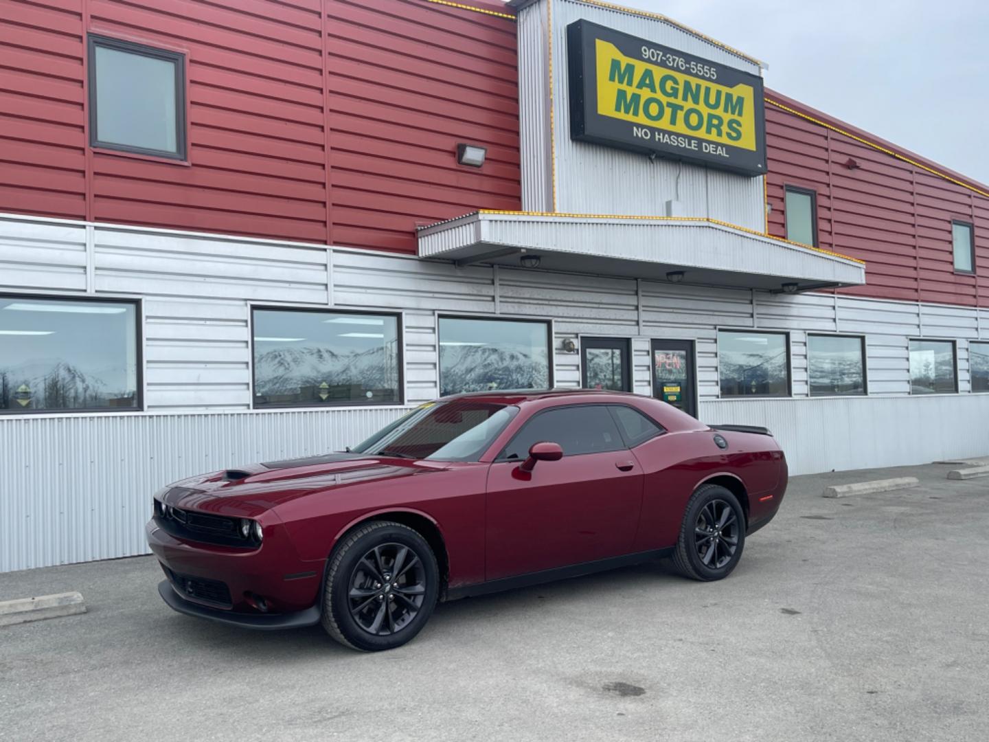 2020 RED /charcoal cloth DODGE CHALLENGER GT (2C3CDZKGXLH) with an 3.6L engine, Automatic transmission, located at 1960 Industrial Drive, Wasilla, 99654, (907) 274-2277, 61.573475, -149.400146 - Photo#1